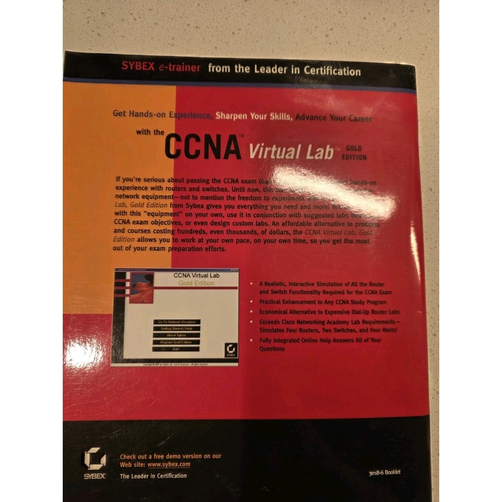 Sybex CCNA Virtual Lab e-Trainer Exam 640-507 Todd Lammle Network -Gold - Picture 5 of 5